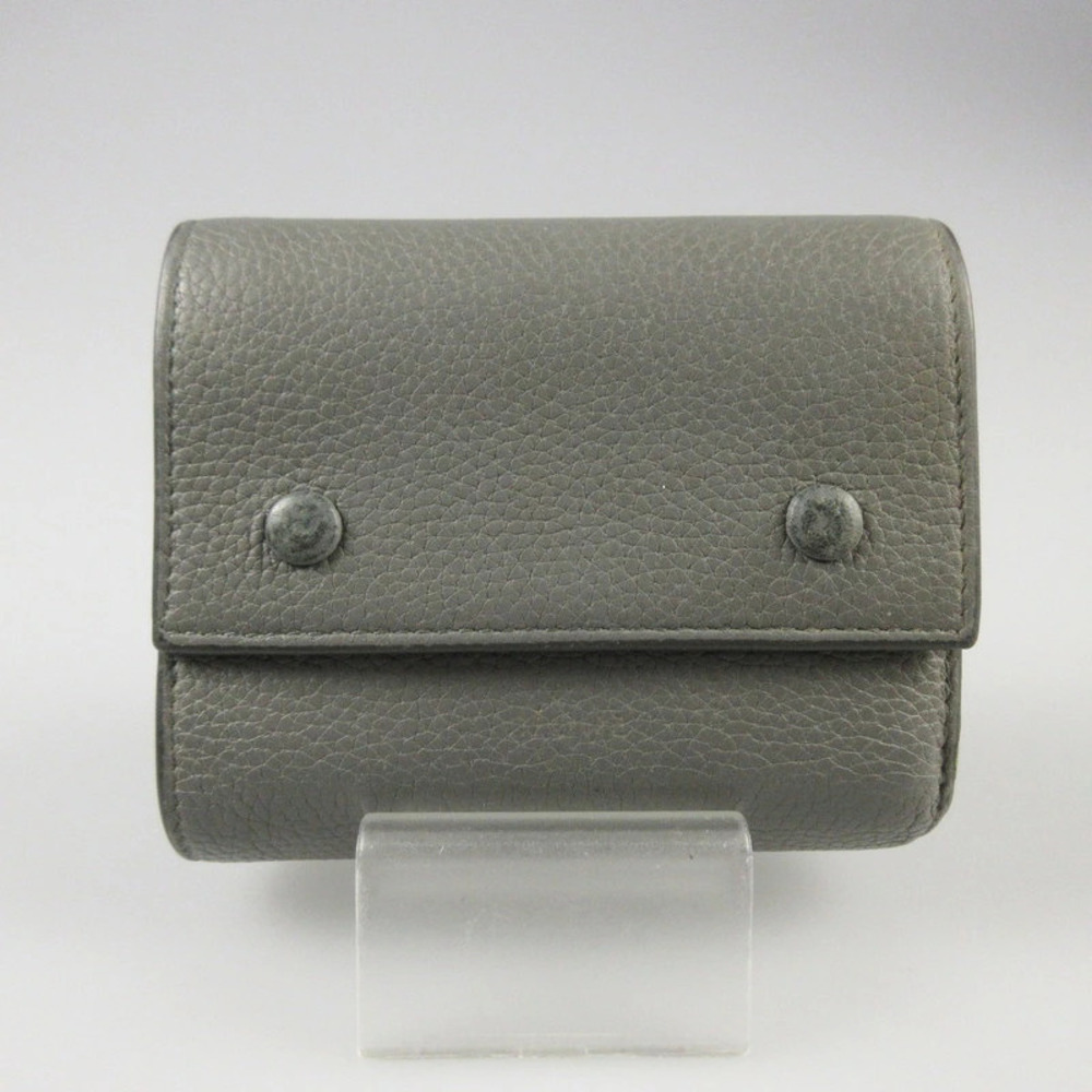 Celine Tri fold Folded Multifunction Wallet Black